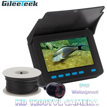 WF25C Objektyvas IP68 Vandeniui vaizdo Kamera 4.3 colių skystųjų KRISTALŲ Monitorius su DVR 20/30M Kabelis po vandeniu Nešiojamų Žvejybos Fotoaparatas/stebėjimo Sistema Nuotrauka 2