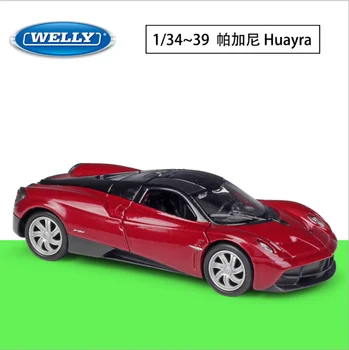 Welly1: 36pagani huayra modeliavimas lydinio automobilio modelį grįžti jėga automobilių žaislas, vaiko gimtadienio, naujųjų metų Kalėdų dovana