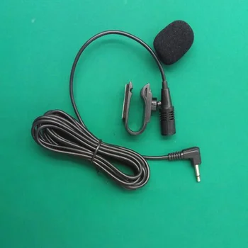 1pc Mikrofonas Stereo 3.5 mm Lengva Įdiegti Apykaklės Įrašą Mikrofonas Motociklai Motociklas