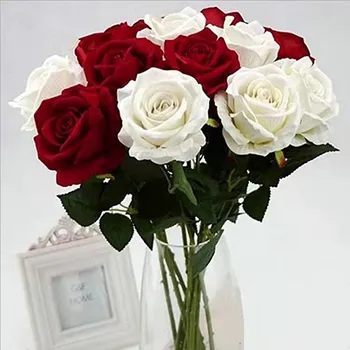 11pcs Romantiška Rožė Dirbtinių Gėlių 