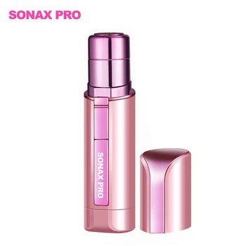 SONAX PRO Nešiojamų Moterų Lūpų Skustuvas Plaukų Valiklis Elektrinis Skustuvas Veido Neskausmingas Depilator Skutimosi Mašina Baterijos Tipas Nuotrauka 2