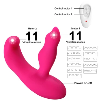 VETIRY Nešiojami Vibratorius Dildo Panty Nuotolinio Valdymo Klitorio Vaginos Stimuliatorius Sekso Žaislai Moterims, Moteriška Masturbacija 11 Režimas Nuotrauka 2