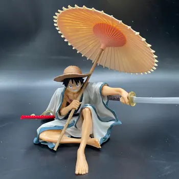 Piratų Karalius Sėdi Laikysena, turinti Skėtį, Plaukioja Viršuje Showdown Animacija Modelis Papuošalų Kolekcija Nuotrauka 2