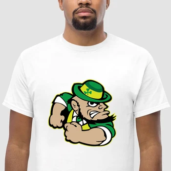 CLOOCL St. Patrick ' s Day T-Shirt Juokinga Leprechauns Lipdukas Spausdinti Tees Medvilnės Marškinėliai Atsitiktinis trumpomis Rankovėmis Viršūnes Unisex Drabužiai Nuotrauka 2