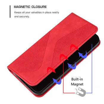 Retro Flip Case For Samsung Galaxy A30, 30 A305F Atvejais Piniginės Magnetinio Odinis dėklas na Samsung A20 20 A205F Padengti Coque Nuotrauka 2