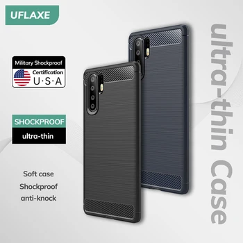 UFLAXE Originalus Minkšto Silikono Atveju Huawei 30 Pro P20 Pro Lite Atgal Padengti Ultra-plonas, atsparus smūgiams Korpusas