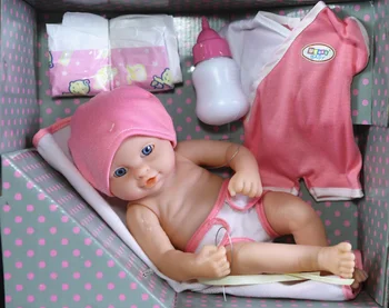 [Naujas] Labai Mielas 32cm modeliavimo vonios berniukas lėlės vonia žaisti vandens Reborn Baby Lėlės naujagimių lėlės modelio Duomenys vaikai mergina dovana Nuotrauka 2