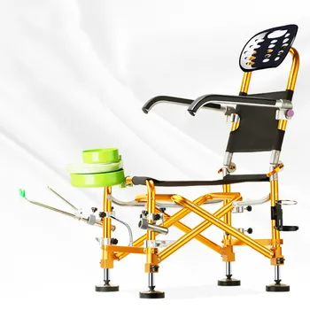 2018 naujas daugiafunkcinis lauko nešiojamų aukštos quailty aukso sulankstomoji kėdė žvejybos kėdė Aliuminio Lydinys