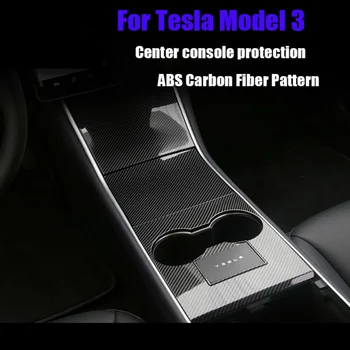 Tinka Tesla Model 3 -2020 Centras Puodelio Laikiklis Konsolės Skydelio Dangtelį Rėmo Apdaila, Vairas Skydelis Automobilių reikmenys 4 Spalvos