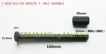 CNC Staklyno Dalis J Galvos Frezavimo Mchine T-Bolt Surinkimas, Montavimas Galvos Nustatyti Bridgeport Malūno Dalis