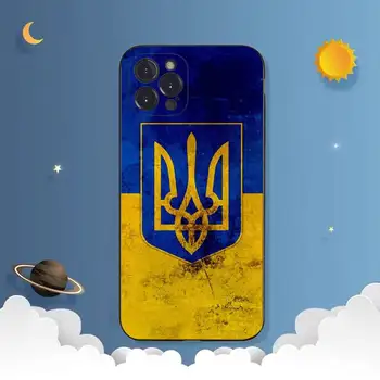 Ukrainos vėliava Telefono dėklas Skirtas iPhone 13 Pro MAX 14 11 12 X Mini XS XR 6 7 8 Plus SE 2020 Minkštos TPU Dangtis Nuotrauka 2