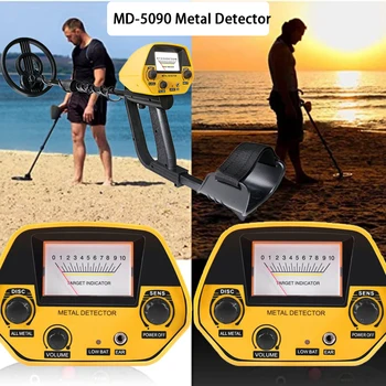 MD-5090 Metalo Detektorius Aptikimo Priemonė, Požeminis Metalo Detektorius, Metalo Ieškiklis Aukso Detektorius Medžiotojas Lobis Gold Digger