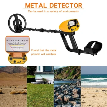 MD-5090 Metalo Detektorius Aptikimo Priemonė, Požeminis Metalo Detektorius, Metalo Ieškiklis Aukso Detektorius Medžiotojas Lobis Gold Digger Nuotrauka 2