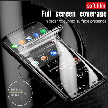 Apsaugos Visą Dangtelį Ant Samsung Galaxy S10 S8 S9 Plus S10e Hidrogelio Kino Screen Protector, Ne Stiklas Nuotrauka 2