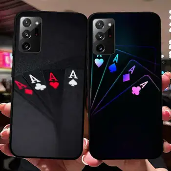 Pokerio Telefono dėklas, skirtas Samsung Note 5 7 8 9 10 20 pro plus lite ultra A21 12 72
