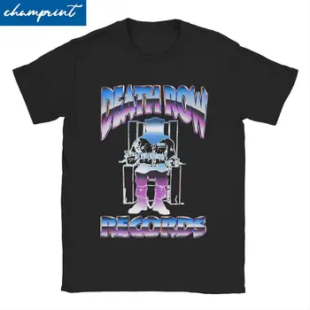 Vyriški T-Shirt Death Row Records Logotipas Derliaus Klubo Apynių Derliaus, 100% Medvilnės Marškinėliai trumpomis Rankovėmis Įgulos Kaklo Marškinėliai Drabužių Dovana