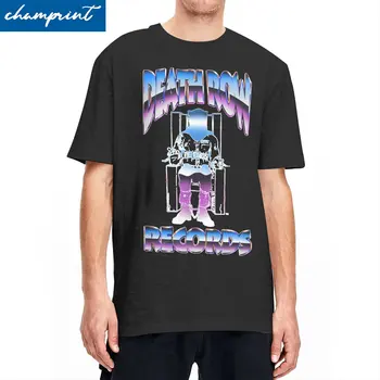 Vyriški T-Shirt Death Row Records Logotipas Derliaus Klubo Apynių Derliaus, 100% Medvilnės Marškinėliai trumpomis Rankovėmis Įgulos Kaklo Marškinėliai Drabužių Dovana Nuotrauka 2