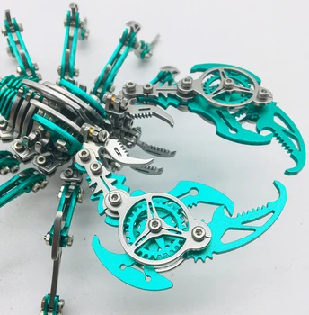 Berniukas gimtadienio dovana 10 pradinių ir vidurinių mokyklų studentams vidurinės mokyklos moksleiviams metalo tikslumo hands-on modelis skorpionas