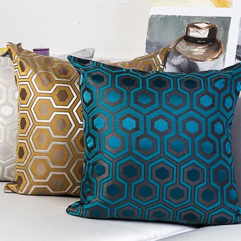 Trumpas abstraktus tendencija geometrinis dekoratyvinis mesti pagalvę/almofadas atveju 30x50 45 50,oranžinė žalia pagalvėlė padengti namų dekoravimo Nuotrauka 2