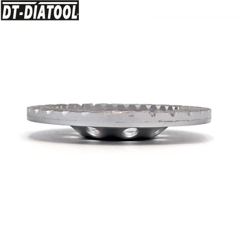 DT-DIATOOL 2vnt 125mm/5inch Diamond Segmentuoti Turbo Eilės Taurės Šlifavimo Rato Diskai, Betono Plytų kietą Akmenį Nuotrauka 2