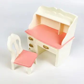 Mados Stalo Kėdės Žaislas dilimui Papuošalai Mini Stalo Kėdės Miniatiūrų Stalo Kėdės Lėlės Apdailos Nuotrauka 2
