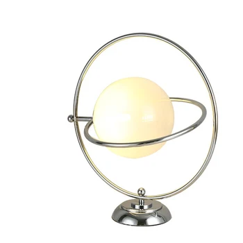 Italijos Meno Dizaino staliukas Lempos Sukasi Mėnulis Miegamojo Apšvietimas Nakties LED Kambarį Namų Dekoro Stalas Apšvietimo Šviestuvas