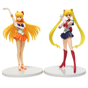 5Style Mielas Anime Sailor Moon Figūra Graži Mergina Rei Hino Anime Modelis Ami Mizuno Žaislas Ornamentas 