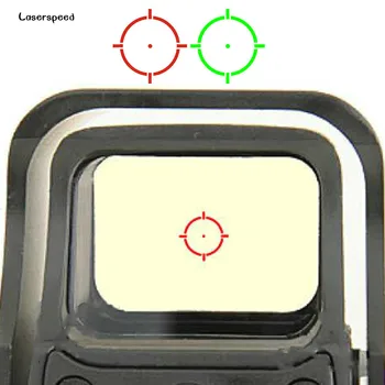 Aliuminio Taktinis Holografinis 551 Raudonas Žalias Taškas Paminklų Tinklelis Ryškumas Reguliuojamas Medžioklės Airsoft Riflescope Picatinny Rail