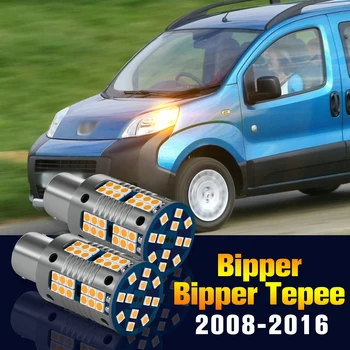 2vnt LED Priekiniai Posūkio Signalo Lemputė, Posūkio Lempa Peugeot Bipper Bipper Tepee 2008-2016 2012 2013 2014 2015 Priedai