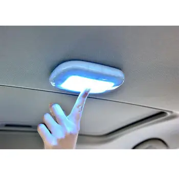 Automobilių Skaitymo Šviesos Įkraunamas Magnetiniu LED Auto Optikos Naktį Lengvojo Automobilio Salono Lubų Šviesos Lempos Automobilių Auto Lemputės Nuotrauka 2
