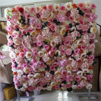 SPR Nemokamas Pristatymas 10vnt/daug Dirbtinė rožė, bijūnas &hydrangea gėlių sienos vestuvių fonas arch lentelė flowe