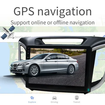 2GB 32GB 2Din Android 10.1 Automobilio Radijo Multimedia Navigacijos GPS Hyundai Creta ix25 2015 2016 -2018 Vaizdo MP5 Grotuvas Dvigubai Di Nuotrauka 2