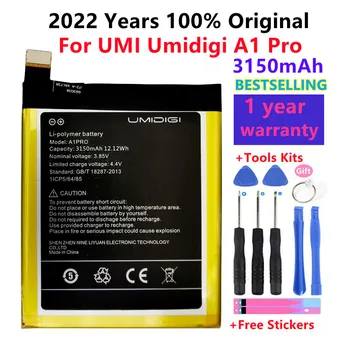 2022 Metų 100% Originalus Aukštos Kokybės 3150mAh Bateriją Už UMI Umidigi A1 Pro A1Pro mobiliojo Telefono Baterijų Bateria