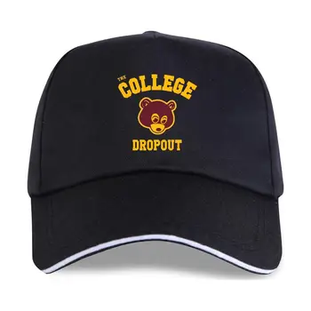 naujoji bžūp skrybėlę College Dropout vyrų Kanye West muzikos atspausdintas dovanų Beisbolo kepuraitę atsitiktinis vyras viršūnės