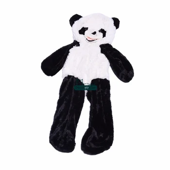Dorimytrader Milžinišką Pliušinis Panda Bear Oda Jumbo Mielas Minkštas Didžiulis Panda Gamyklos Kainų Aukštos Kokybės 71inch 180cm DY61454 Nuotrauka 2