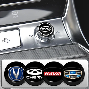 10vnt Automobilio Logotipas 3D Lipdukas Mygtuką Dekoras atsparus Vandeniui Ženklelis Honda Civic Tinka Miesto Verkti Sutarimu CB500 Forza 125 Hrv 2008 Priedai