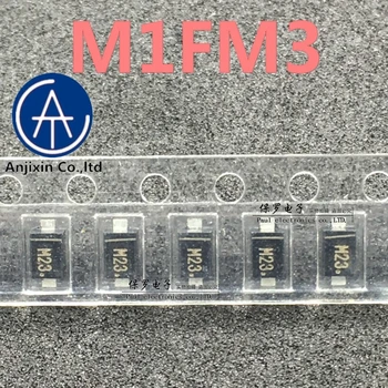 10vnt 100% originalus naujas Schottky diodas M1FM3 šilkografija M, 3A/30 V SOD-123 nekilnojamojo sandėlyje