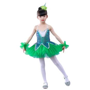 Diržas China Dirželis Vaikų Baleto Tutu Suknelė Šokių Praktikos Drabužiai Vaikams Šokio Spektaklis Kostiumai Mergina Tutu Baleto Suknelė