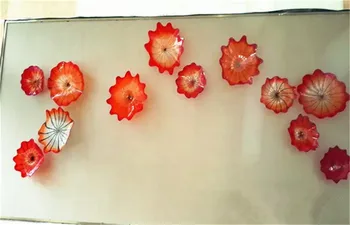 Gėlė Sukurta Ranka Pūstinis Stiklas Sieniniai Šviestuvai Dekoratyvinės Dailės Sconce Murano Stiklo Sienos Žibintai LED
