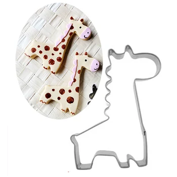 1 vnt Žirafa Formos Slapukas Pelėsių Minkštas Pyragas Cookie Cutters Pelėsių Bakeware 