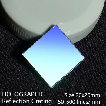 Plokštumos holografinis atspindys grotelėmis 50-500 linijų/mm fizinio optika priemonė spektrometras Spektroskopijos trukdžių 20x20mm
