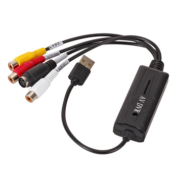 USB2.0 Audio Video Capture Card TV Imtuvo, VHS Į DVD, Video Capture Konverteris Win7/8 