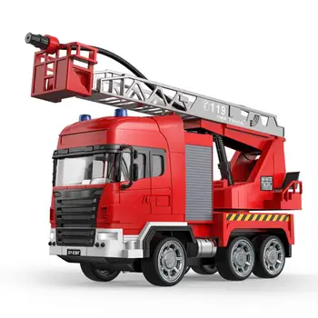 E597 2.4 ghz Anti-trukdžių Nuotolinio Valdymo gaisrinė mašina Rankinis 360 Laipsnių Pasukimo Konsolės Kėlimo Kopėčių Automobilio Modelio Vaikų Žaislas