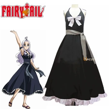 Fairy Tail Mirajane Strauss Juoda Suknelė Cosplay Kostiumų Anime užsakymą Bet kokio Dydžio