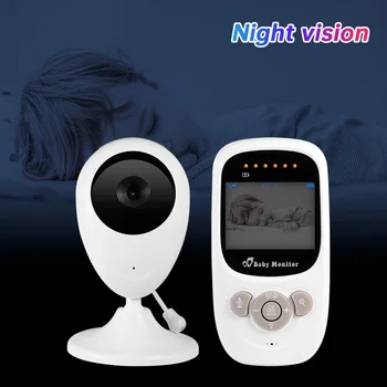 Belaidžio Vaizdo Spalvos Mini Baby Ekranas TFT Ekrano Kūdikių Saugos Kamera, Naktinio Matymo Temperatūros Stebėjimo Auklės Kameros Nuotrauka 2
