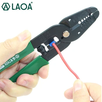 LAOA Multi-fonction Wire Stripper didelio stiprumo SPHC Medžiagos Užspaudimo Replės, Elektrinis įrankis pagamintas taivanyje