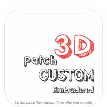 Custom 3D Pleistras, Siuvinėtų Drabužių Parch Siuvinėti Geležies Pleistrai ekologiškus Rankų darbo 3D Appliqued
