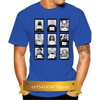 Suaugusieji Helovinas Viršūnes Tee Marškinėliai Siaubo Kalėjimo Nuotrauka Unisex Tinkinti O Kaklo T-Shirt