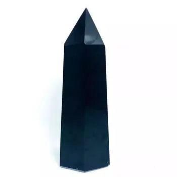 MOKAGY 500G-1000G Gamtos Obsidianas Kvarco Akmens Didelių Kristalų Lazdelė Taškas Gydymo 1pc Nuotrauka 2