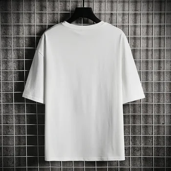 2021 naujų Žmogaus Negabaritinių marškinėliai Vyrams 2021 M. Vasaros Top Grafinis T-shirts Harajuku 100% Medvilnės Marškinėlius Vyrų Balti Marškinėliai Vyrams Nuotrauka 2